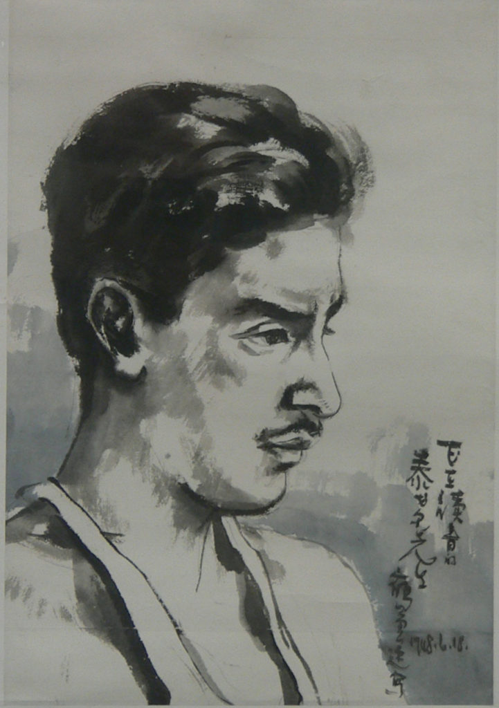 Zhang Heyun, Portrait of Mr. Tagore, 1948