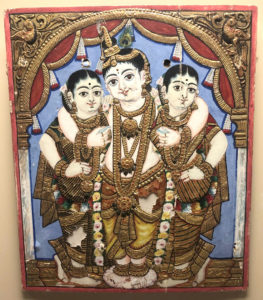 Shiva with Two Wives Image